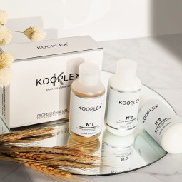 2024 Hot Selling Organic Hair Treatment Natural Formula Keratin Cream Set 120ML Repair Treatment No.1 & No.2 Conditioner