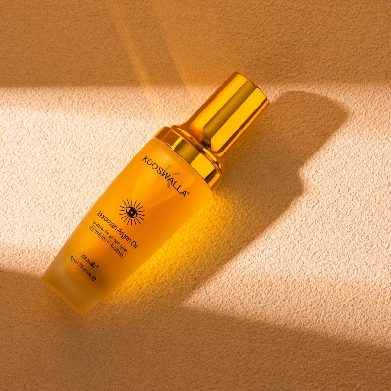 KooSwalla Organic Argan Hair Oil Vegan Hair Repair and Nourishing Oil for Damaged Hair