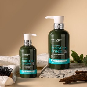 OEM Private Label Hair Products Vegan Anti-Dandruff Conditioner Set Clear Hair Shampoo