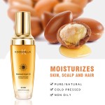 Private Label Organic Vegan Argan Oil Hair Shine Serum Nourishing and Moisturizing Repair for Frizzy Hair