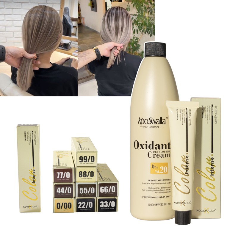 Wholesale Professional Salon Natural Organic Semi-Permanent Hair Dye Cream Nourishing Hair Dye