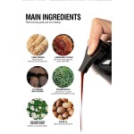 OEM Wholesale KooSwalla Herbal Natural Cream Hair Dye Permanent Dark Brown Sachet Black Hair Color Shampoo for Women and Men
