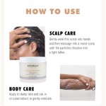 Private Label Kooswalla Organic Moisturizing Body and Scalp Exfoliating Scrub