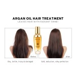 Private Label Organic Vegan Argan Oil Hair Shine Serum Nourishing and Moisturizing Repair for Frizzy Hair