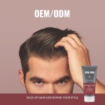 OEM Wholesale Natural Premium Water Based Strong Hold Hair Gel Organic Men Hair Styling Pomade