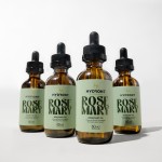 Organic Rosemary Castor Hair Oil Refreshing and Hair-Repairing Private Label Scalp Nourishing Product for Growth