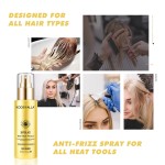Custom Private Label Heat Protectant Spray for Hair Protection Silk Smoothing Hair Spray