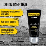 Private Label Ultra Glued Styling Gel for Natural Hair Strong Hold and Organic Edge Control in 30 Seconds