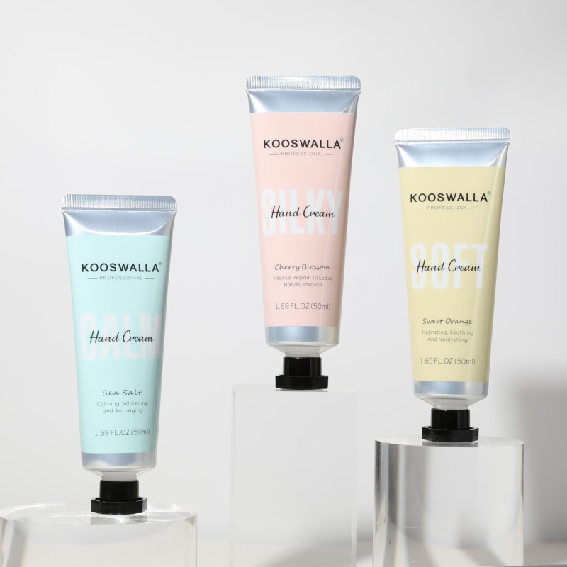 Custom Private Label Mini Hand Cream Natural Orange Whitening Moisturizing Hand Cream Lotion