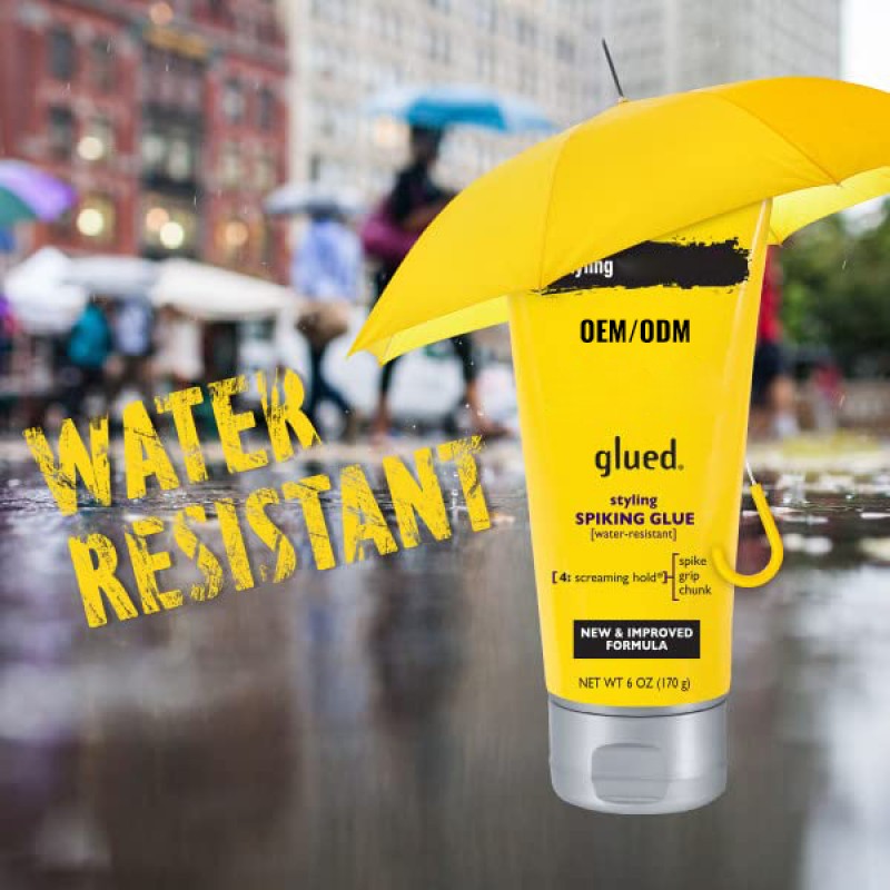 New Organic 3D Molding Strong Hold Hair Gel for Men Lasting Styling Product for Curly Hair and Dreadlocks