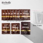 OEM for KooSwalla Dark Brown Semi-Permanent Herbal Sachet Bag 25ml Cream Hair Dye Shampoo for Gray Hair Professional Natural