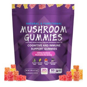 Mushroom Gummies Supplier - Immune Support Custom Bags