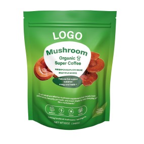 Mushroom Coffee Powder Factory - Custom Packaging Design