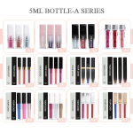 Wholesale Cruelty Free Shimmer Lip Gloss Kit Custom Logo OEM Matte Lipstick Glossy Shine Lips Sheer Lip Balm Makeup
