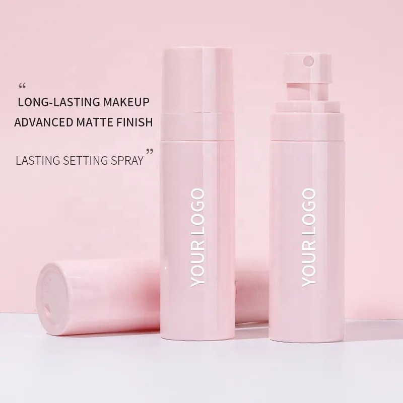 Pink Bottle Oil Skin Dry Skin Makeup Lasting Oil Control Waterproof Quick Setting 100ML Setting Spray