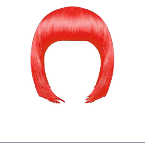 Women Ladies Girl Synthetic Green Decoration Short Green Colorful Synthetic Holiday Gift Decorations Party Decoration