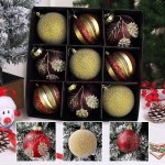 New Product Christmas Tree Decoration Premium Christmas Ball Set Combination High End Tree Ornaments Collection