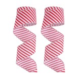 Red Plaid Burlap Ribbon Wired Edge Custom Printed Christmas Ribbons Gift Wrapping Holiday Crafts Ribbon Party Decoration