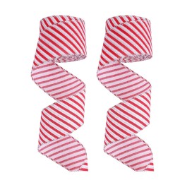 Red Plaid Burlap Ribbon Wired Edge Custom Printed Christmas Ribbons Gift Wrapping Holiday Crafts Ribbon Party Decoration