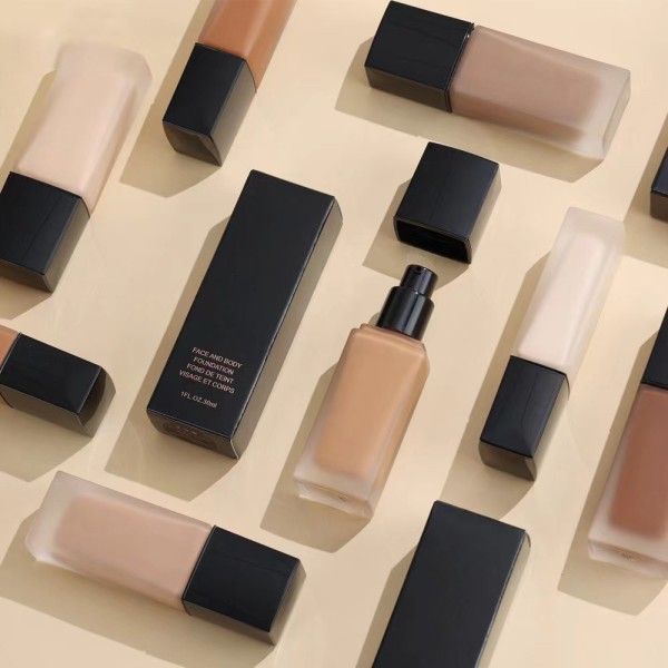 16 Colors Waterproof Foundation Private Label Makeup Skin Mineral Bright Concealer Natural Coverage Liquid Foundation
