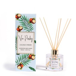 Wholesale High Quality 100ml Customized logo Perfume Essential Oil Reed Flameless Aromatherapy Home Floral Fragrance