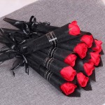 Soap Rose Artificial Flowers Flowers Valentine Single Branch Soap Flower Valentines Mothers Festival Day Wedding Decoration