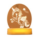 Customizable 3D Acrylic Holiday Festival Decorative Love Ornament Gift Lamp Kids Room Party Wedding Christmas Led Night Light