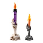 Spooky Ghost Hand LED Candle Blood Flameless Night Light Halloween Horror Displays LED Candle Flameless Halloween Decoration