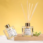 Wholesale High Quality 100ml Customized logo Perfume Essential Oil Reed Flameless Aromatherapy Home Floral Fragrance