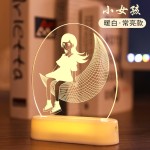3D Acrylic LED Night Light Decorative Table Light Kids Perfect Wedding Holiday Party Gift Desk Lamp Bedroom Kids Light Led