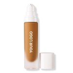 Low MOQ Custom Logo Even Skin Tone Oil Control Matte Waterproof 18 Colors Foundation