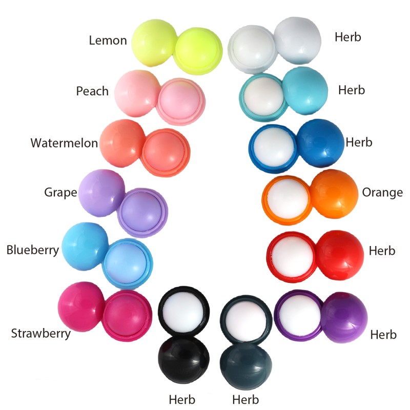 Custom Logo Blue Lip Gloss Vegan High Jelly Beauty Makeup Lip Care Fruit Flavored Lip Repair Ball Balsamo Labial