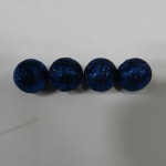 Holiday Tree Decor Foam Foundation Seasonal Gift Ornament Silk Pompon Decoration Hanging Component Gold Strand Sphere