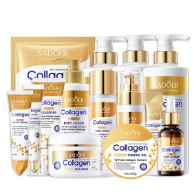 Kojic Acid Facial Care Set Anti-Aging Tonifying Oil-Control Series for Fine Skin Hydrating Moisturizing Essence for Face