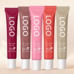 Customized Logo SPF Fruit Flavored Moisturizing Makeup Private Label Liquid Lip Oil Butter Gloss Lipstick Vegan Lip Oil Herbal