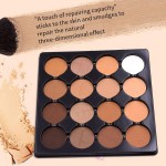 16 Color Private Label Makeup Face Top  Matte Pressed Powder Contour Blush Highlight Shimmer Powder Palette