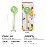 Macaron Colors Lollipop Lipstick Fruit Flavor 6 Scents Color Changing Pearl Hydrating 5ml Lip Gloss