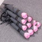 Soap Rose Artificial Flowers Flowers Valentine Single Branch Soap Flower Valentines Mothers Festival Day Wedding Decoration