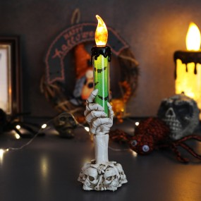 Spooky Ghost Hand LED Candle Blood Flameless Night Light Halloween Horror Displays LED Candle Flameless Halloween Decoration