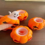 Wholesale Hot Selling Halloween Pumpkin Soft Toy Stress Relief Ghost Toy Halloween Candy Bag Filler Stress Relief Toy