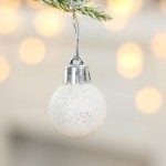 LIXIN XMST-015 Cross-Border 30cm Soft-Branched Mini Christmas Tree Snow-Covered Tabletop Home Parties Christmas Decorations