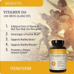 Vitamin D3 Capsules Factory - Gluten Free Immune