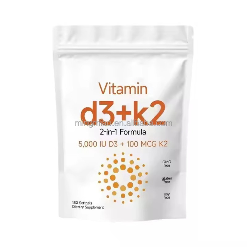 Vitamin D3 Supplement Supplier - K2 Soft Gel Immune
