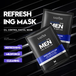 Factory Direct Sales of Cooling, Hydrating, Moisturizing Men's Oil-control, Soothing and Acne-removing Mask Sets Wholesale