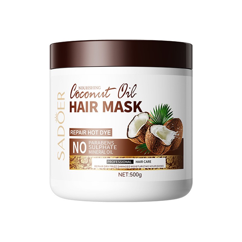 Coconut Hair Oil Mask Soft Smooth Nourishing Moisturizing Hair Mask Protects Hair Butter Smooth Maintaining Aromatic Skin Care