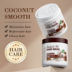 Coconut Hair Oil Mask Soft Smooth Nourishing Moisturizing Hair Mask Protects Hair Butter Smooth Maintaining Aromatic Skin Care