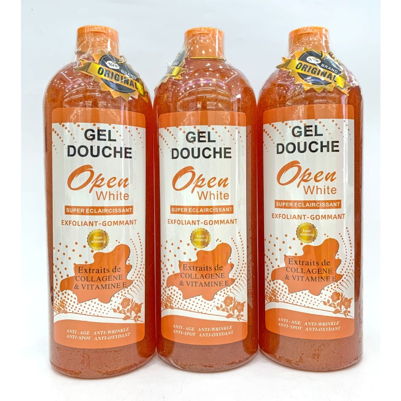 Best Selling Beauty Skincare Collagen Exfoliating Shower Gel KINTO Rose Open White CHAP CLAIRE Lasting Fragrance Body Wash