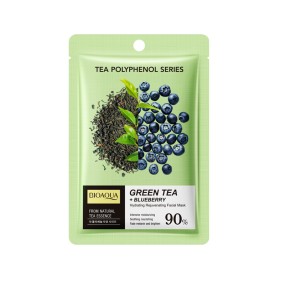 New Best-selling Green Tea Blueberry Facial Nourishing Moisturizing and Brightening Mask Skin Care