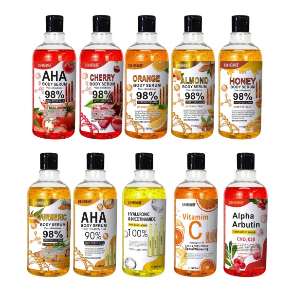 Best Whitening Serum Vitamin c AHA Arbutin Serum Skin Care Facial Body Hydration Anti-aging Spot clear Facial Serum