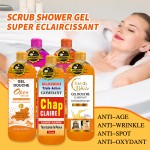Best Selling Beauty Skincare Collagen Exfoliating Shower Gel KINTO Rose Open White CHAP CLAIRE Lasting Fragrance Body Wash